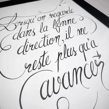 La bonne direction